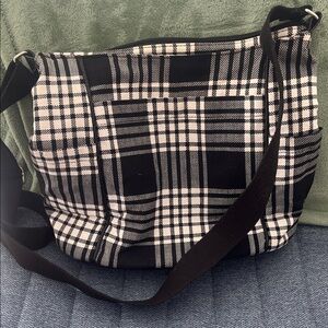 Thirty-One Black and White Crossbody Bag